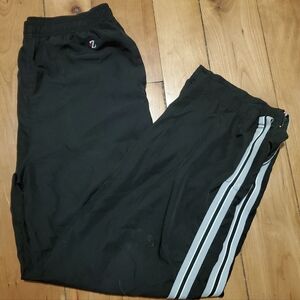 Jerzees Track Pants White Side Stripes Xl 16/18